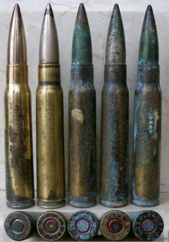 патроны 7.92, 7.9, 8*57, маузер военные немецкие патроны 7.92*57; 7.9;8mm; 8*57mm; mauser